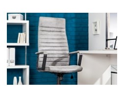 INVICTA INTERIOR FOTEL BIUROWY LAZIO HIGH szary