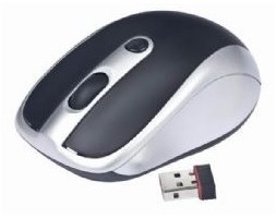 Gembird Mysz bezprzewodowa Radio-Opto Silver MUSW-002