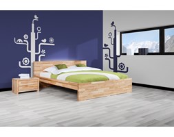 BEDS łóżko Figo 80x200 DĄB LITE Drewno, Produkt Polski !