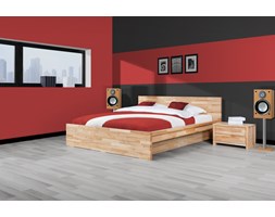 BEDS łóżko Figo z pojemnikiem 80x200 DĄB LITE Drewno, Produkt Polski !