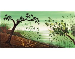 Reprodukcja Takira - Green sunrise, (50 x 25 cm)