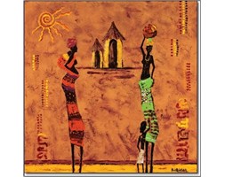 Reprodukcja Babakar - Women, (70 x 70 cm)
