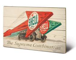 Obraz na drewnie Shell - The Supreme Combination, (59 x 40 cm)