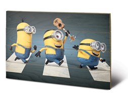 Obraz na drewnie Despicable Me - Abbey Road, (59 x 40 cm)