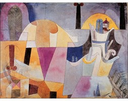 Reprodukcja Klee - Paesaggio con colonne, (80 x 60 cm)