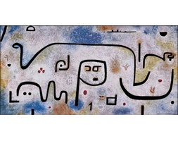 Reprodukcja Klee - Insula Dulcanara, (100 x 50 cm)