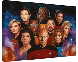 Star Trek The Next Generation- th Anniversary Obraz na płótnie, (60 x 80 cm)