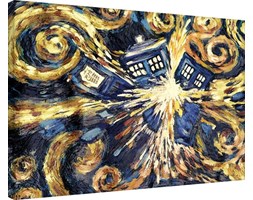 Doctor Who - Exploding Tardis Obraz na płótnie, (80 x 60 cm)