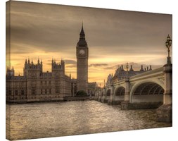 Rod Edwards - Autumn Skies London England Obraz na płótnie, (80 x 60 cm)