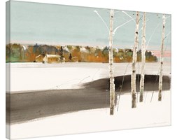 Law Wai Hin - Four Trees Obraz na płótnie, (80 x 60 cm)