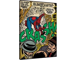 Spiderman - Crash Obraz na płótnie, (60 x 80 cm)