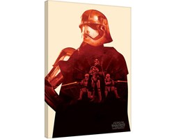 Gwiezdne wojny cz Vii Przebudzenie Mocy - Flametrooper Paint Obraz na płótnie, (60 x 80 cm)