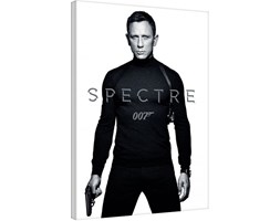 James Bond Spectre - Black and White Teaser Obraz na płótnie, (60 x 80 cm)