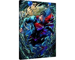 Superman - Unchained Obraz na płótnie, (60 x 80 cm)