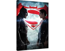 Batman vs Superman Obraz na płótnie, (60 x 80 cm)