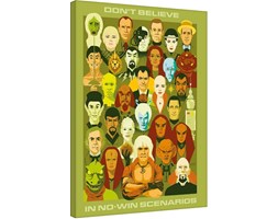 Star Trek No Win Scenarios - th Anniversary Obraz na płótnie, (60 x 80 cm)