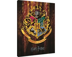 Harry Potter - Hogwarts Crest Obraz na płótnie, (60 x 80 cm)