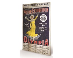 Obraz na drewnie London Olympia, (40 x 59 cm)