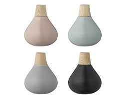 Bloomingville, Wazon ceramiczny Ash Wood czarny