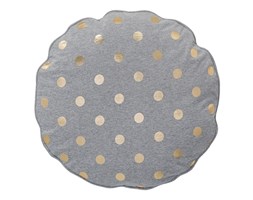 Bloomingville, Poduszka okrągła - JERSEY GOLD DOTS