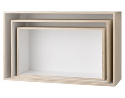Bloomingville, Półki modułowe - białe 3szt