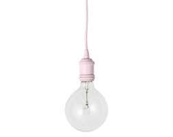 Bloomingville, Lampa sufitowa typu żarówka - różowa