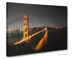 Obrazy na płótnie Canvas Panorama Golden Gate at Night