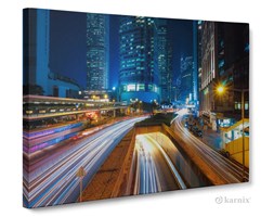 Obrazy na płótnie Canvas Panorama Hong Kong Night