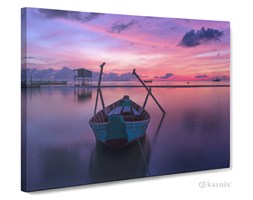 Obrazy na płótnie Canvas Panorama Sunset boat