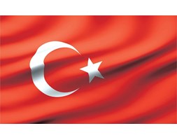 Flag Turkey Fototapeta
