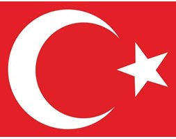 Flag Turkey Fototapeta