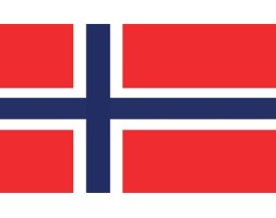 Flag Norway Fototapeta