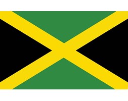 Flag Jamaica Fototapeta