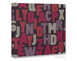 Obraz na płótnie Canvas Quadro Letters