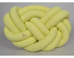 Poduszka supeł knot pillow PRECEL lemon