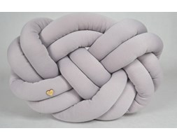 Poduszka supeł knot pillow PRECEL pudrowy róż