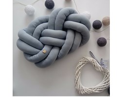 Poduszka supeł knot pillow PRECEL baby blue