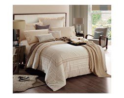 Komplet satynowej pościeli Marbella beige 160x200cm kod: KW-24 beige