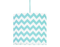 Lampa sufitowa chevron turkusowy