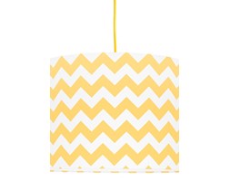 Lampa sufitowa chevron żółty