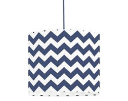 Lampa sufitowa chevron granatowy