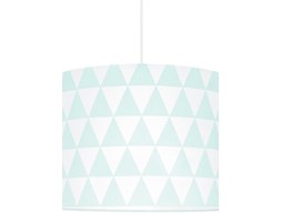 Lampa sufitowa trójkąty miętowe