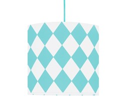 Lampa sufitowa romby turkusowe