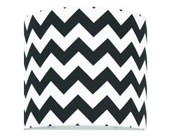 Kinkiet chevron czarny