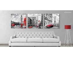 Obrazy na płótnie Canvas Tryptyk Paris London NY