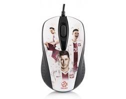 MODECOM PRZEWODOWA MYSZ OPTYCZNA M4 ART PZPN WHITE