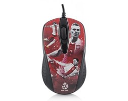 MODECOM PRZEWODOWA MYSZ OPTYCZNA M4 ART PZPN RED