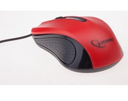 Gembird Mysz OPTO 1-SCROLL USB (MUS-101-R) Black/Red