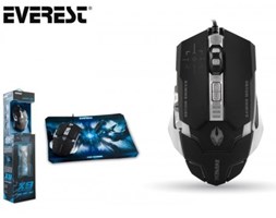 EVEREST SGM-X9 Mouse 3200 DPI + Podkładka