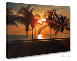 Obrazy na płótnie Canvas Panorama Tropic Sunset